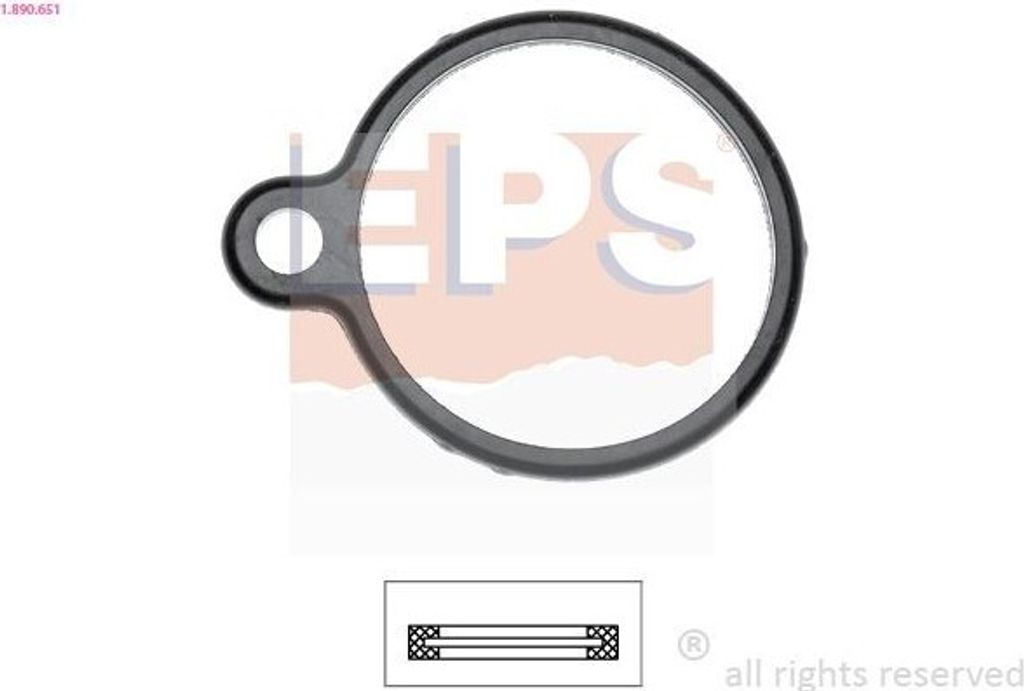 EPS Dichtung Thermostat 1.890.651 passend für MERCEDES-BENZ G-Klasse SUV (W460)