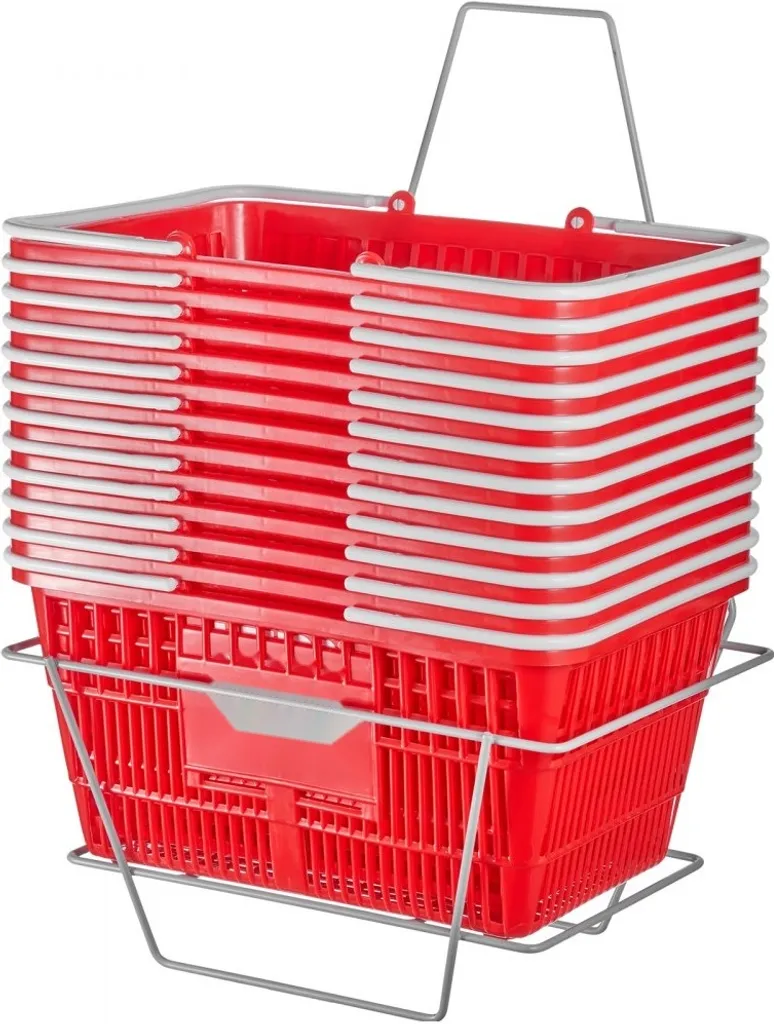 Panier à provisions empilable avec support : finissez-en avec le désordre