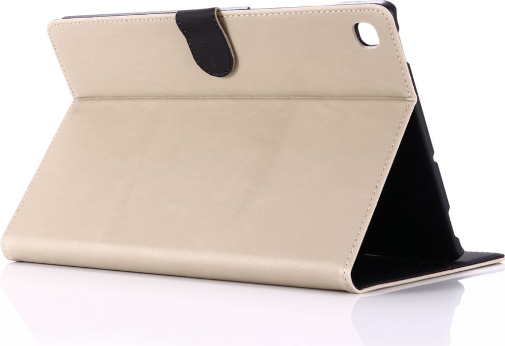 Für Samsung Galaxy Tab A 8.0" (2015) T350 T355C Schutz Hülle Etui Tasche Schutzhülle Auto Schlaf Wach Funktion BEIGE