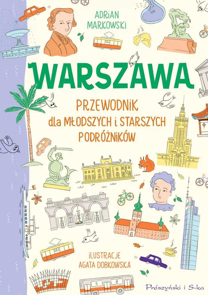 Livre de voyage Varsovie Warszawa guide illustré pour petits et grands