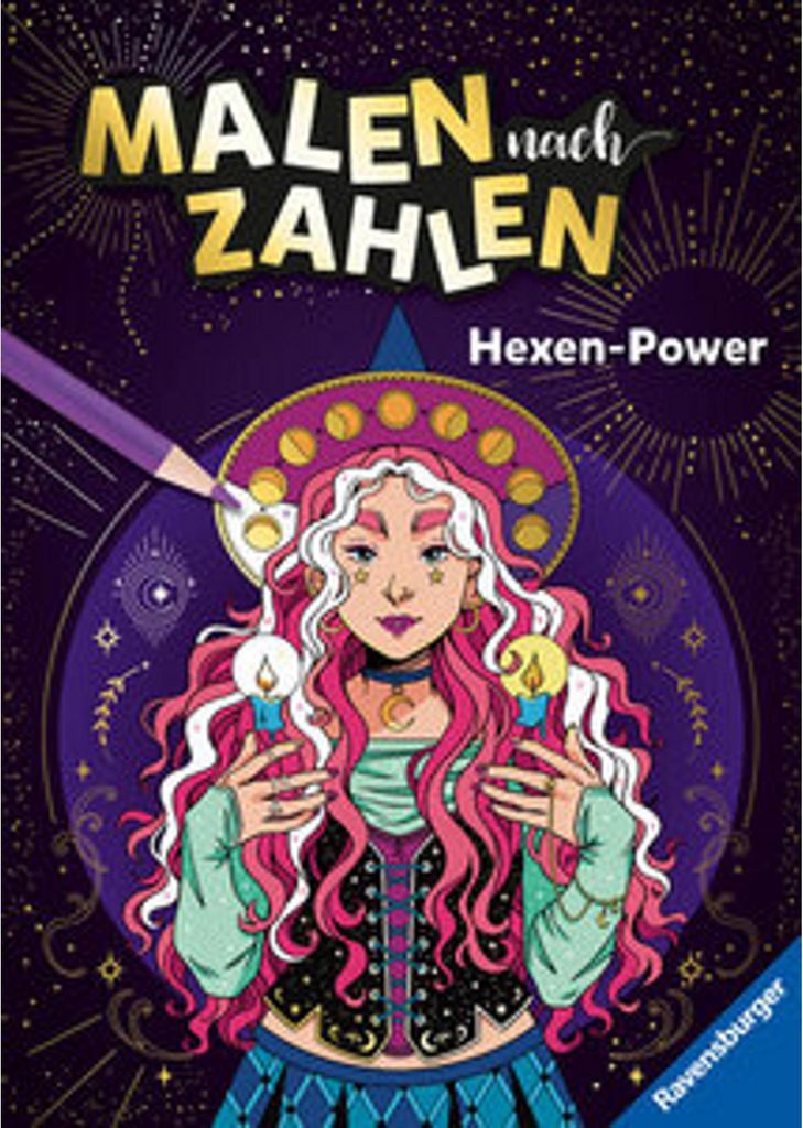 Malen nach Zahlen - Hexen-Power Produktbild 