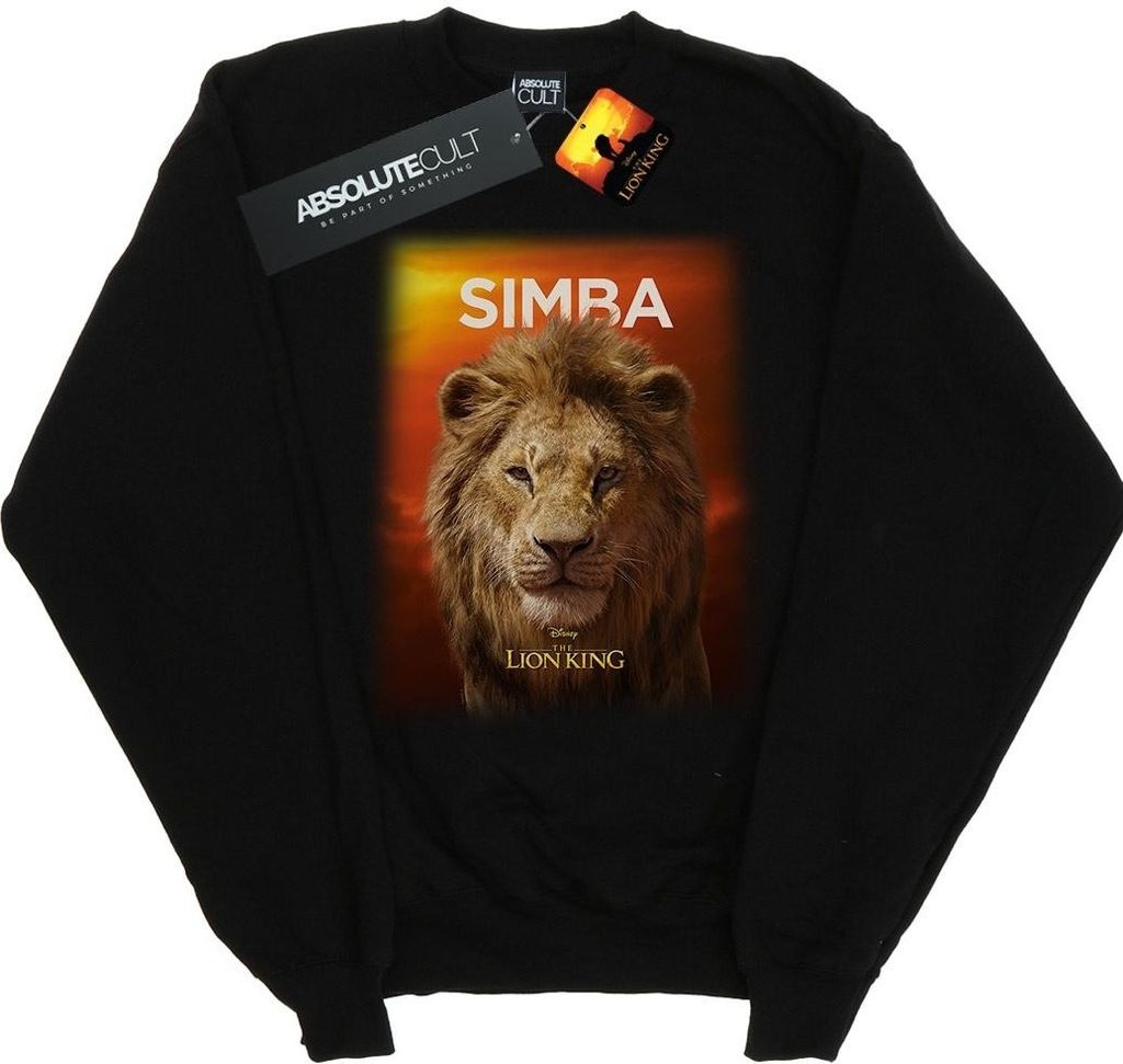 Disney - "The Lion King" Sweatshirt für Herren BI49052 (5XL) (Schwarz)