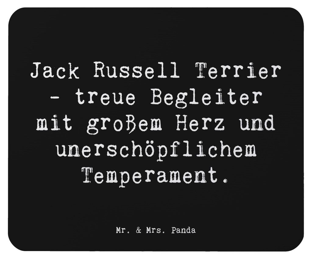 Mr. & Mrs. Panda Mauspad Spruch Jack Russell Terrier - Produktbild 