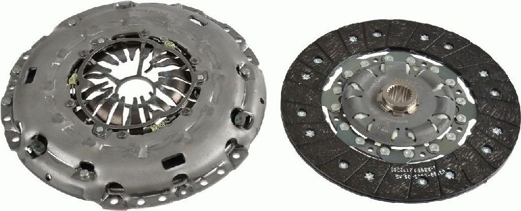 SACHS 3000 950 940 Kupplungssatz OE 04L141015X kompatibel mit Octavia, Superb, Yeti, Touran, Tiguan, T-ROC, Sharan, Scirocco, Passat CC, Passat 3BG...