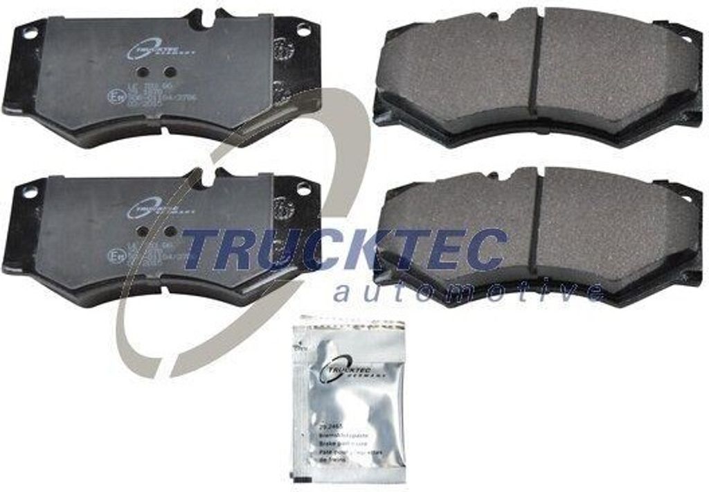 TRUCKTEC AUTOMOTIVE Bremsbeläge Satz Vorne Bremsklötze für VW LT 28-35 I Pritsche / Fahrgestell (281-363) 02.35.144