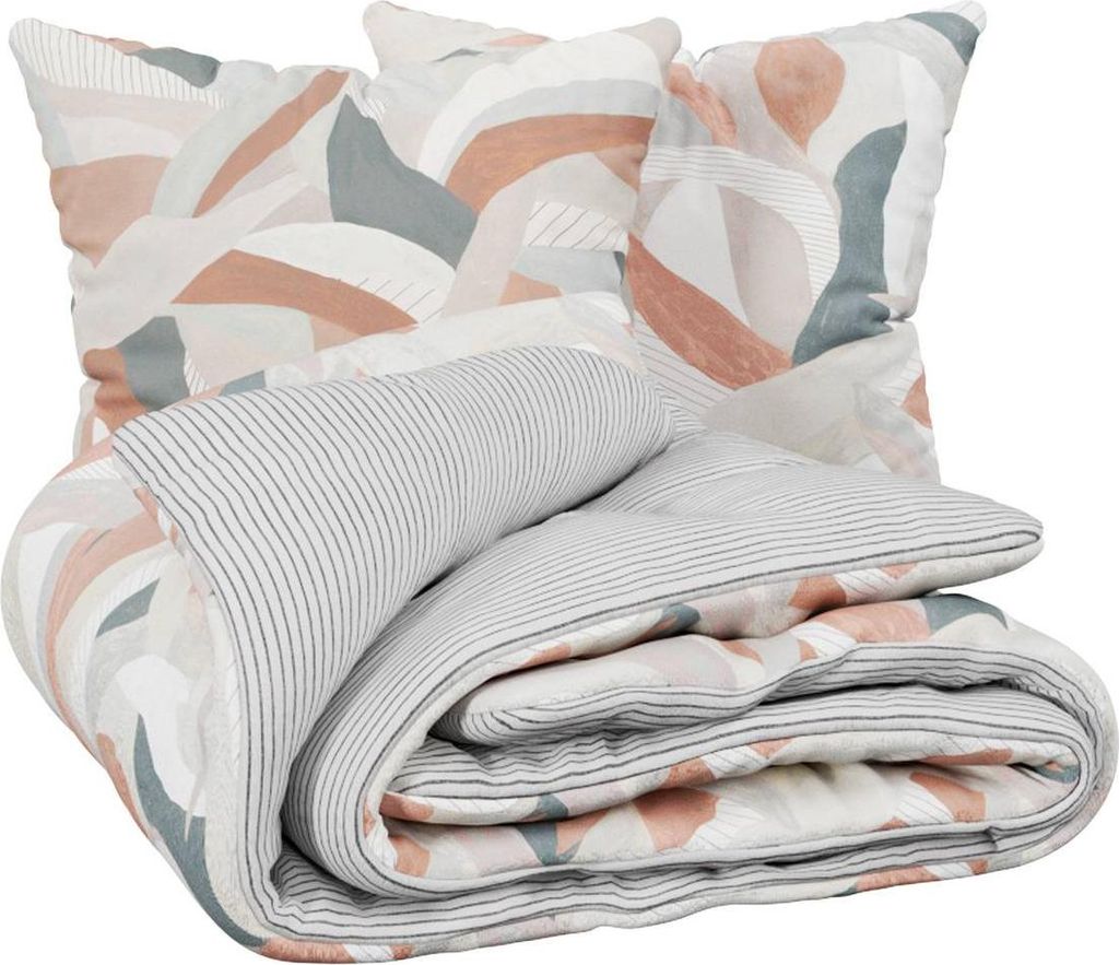 Bettwäsche aeris braun 240x220cm - Atmosphera créateur d'intérieur