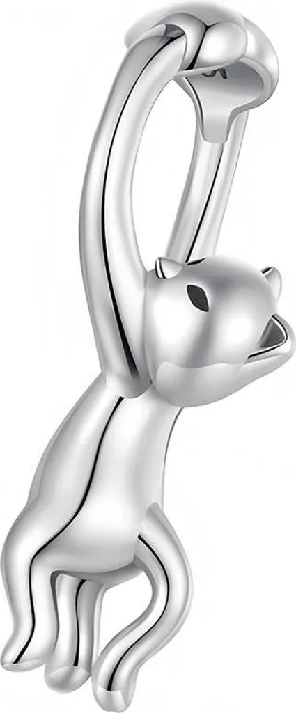 Ciondolo Gattino in Argento 925 Trusky Charms - Eleganza Discreta