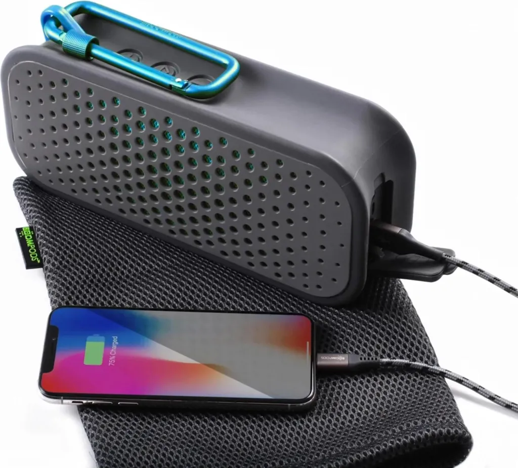 Boompods Blockblaster Bleu : Audio Immersif avec Autonomie Prolongée - 12