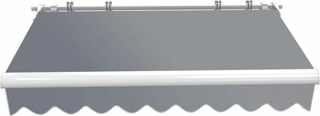 Store banne manuel anti-chaleur, pare-soleil 2,5x2m pour terrasse