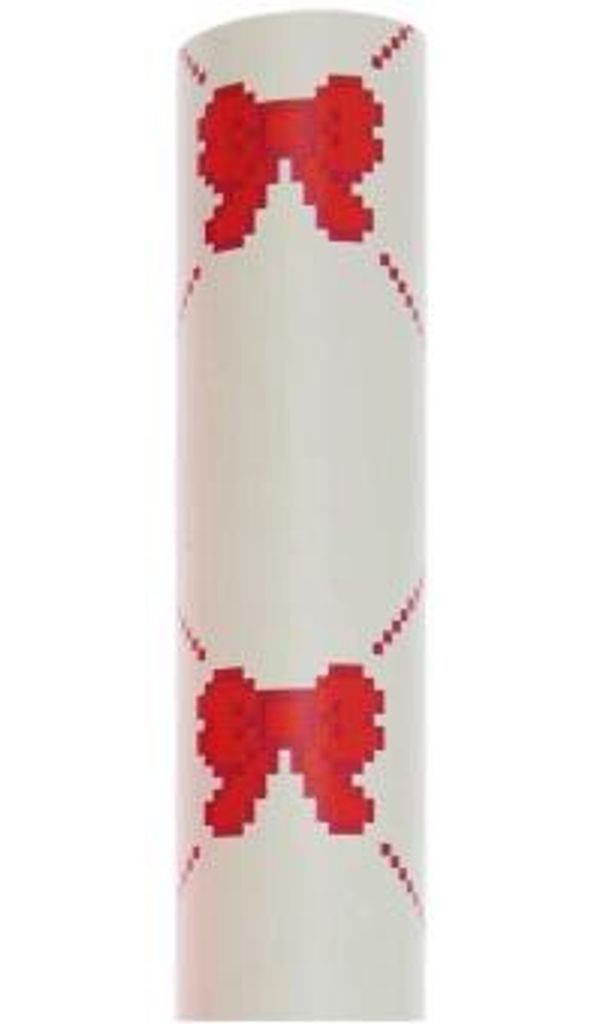 Geschenkpapier Pixel Schleifen, Creme,MIX