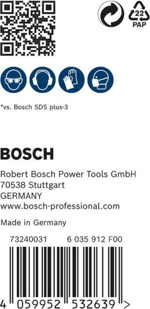 EXPERT SDS plus-7X Hammerbohrer-Set, 12x200x265 mm, 30-tlg.