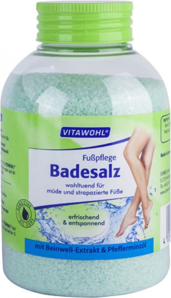Vitawohl sali da bagno per la cura dei piedi 600 g Immagine del prodotto 