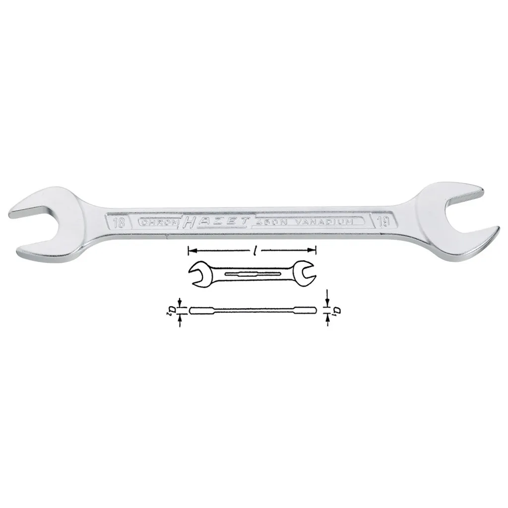 Hazet 450NA-7/8X15/16VKH Chiave Doppia a Forchetta Professionale