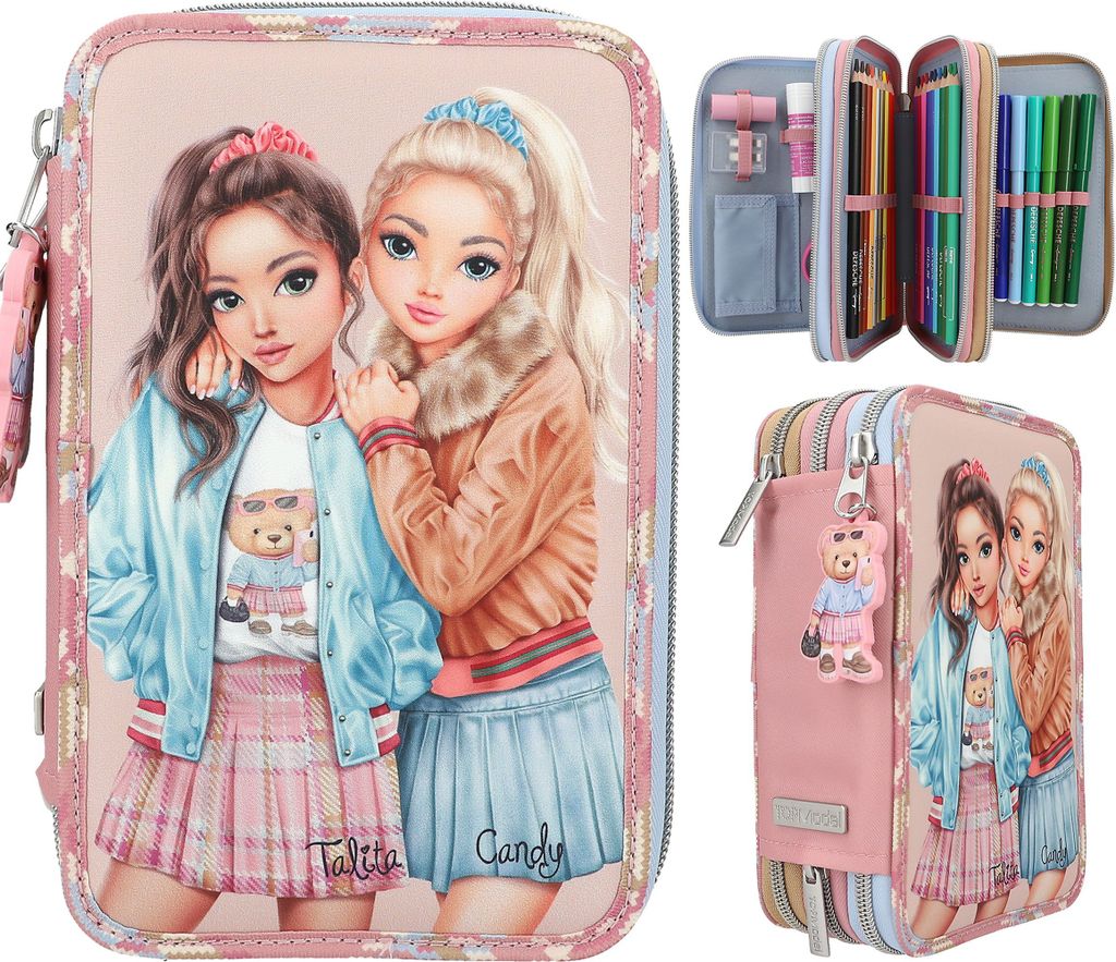 TOPModel 3-vaks etui TEAM TEDDY Produktbild 