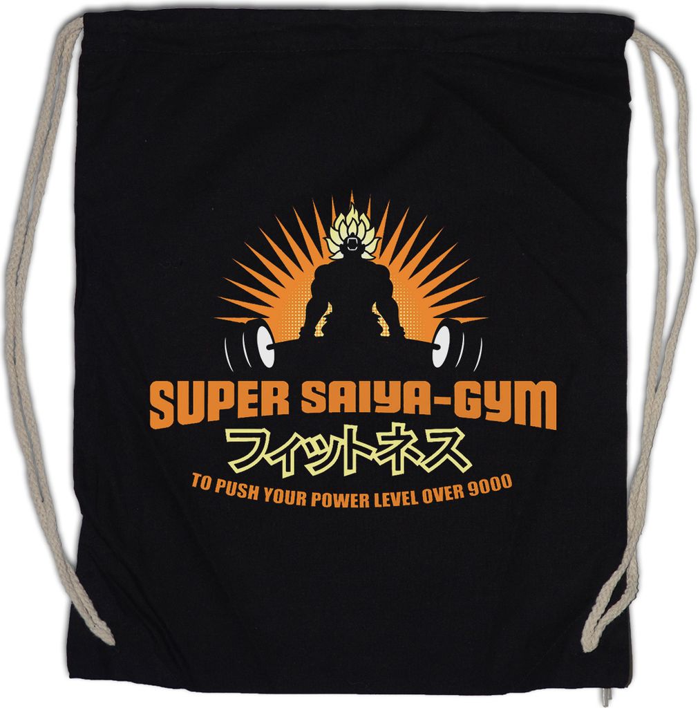 Urban Backwoods Super Saiya Gym, Turnbeutel, Farbe: Schwarz
