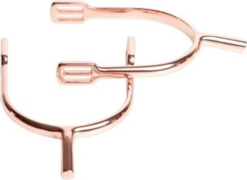 Éperons Harrys Horse Acier Inox Rose Gold D30 : Brillance et Solidité