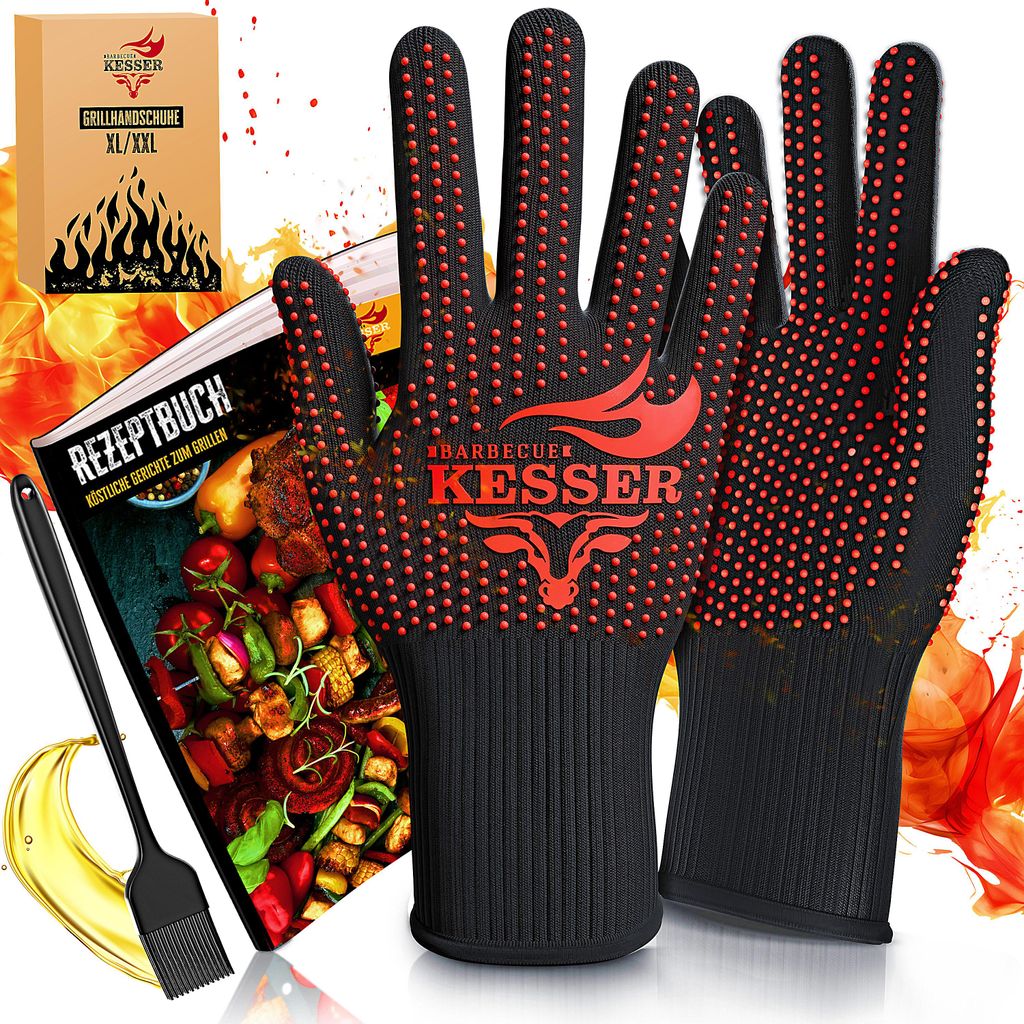 KESSER® Grillhandschuhe hitzebeständig bis 500° | Produktbild 
