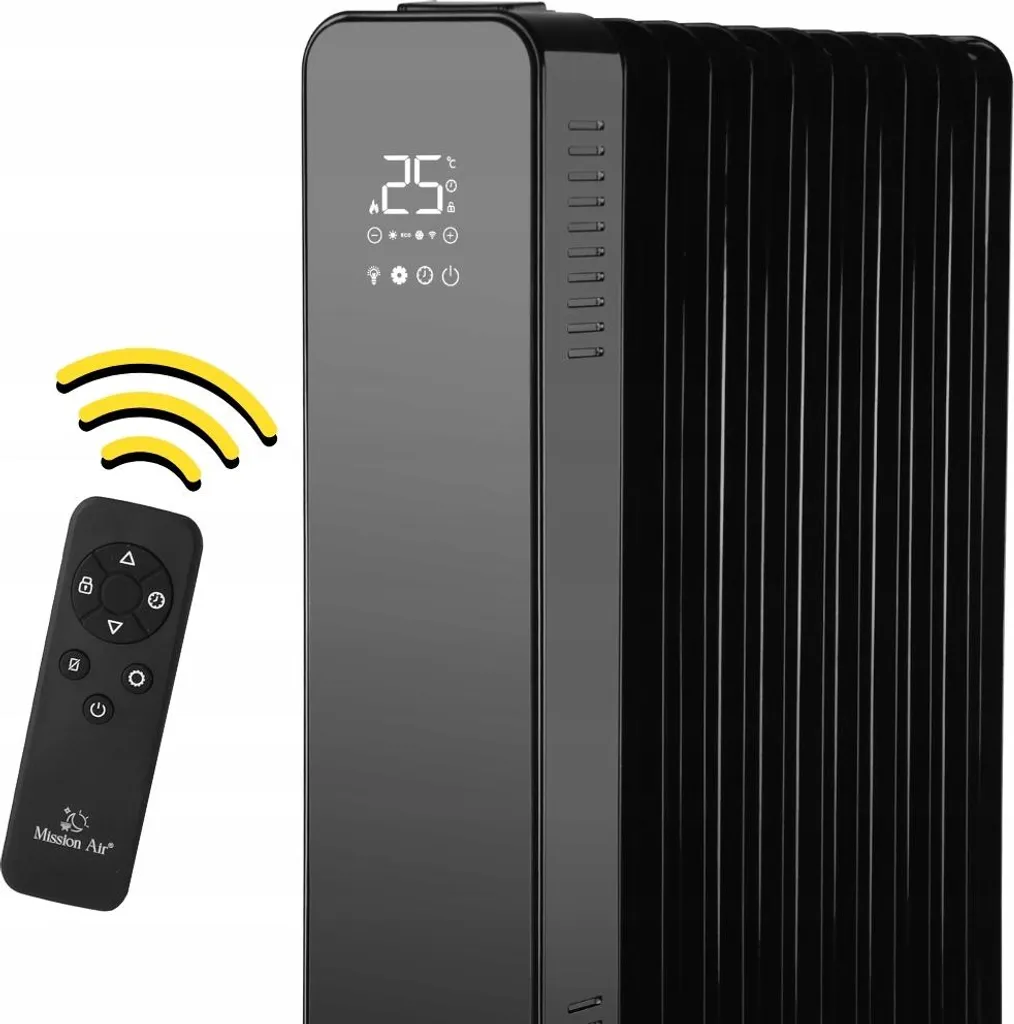 Radiatore a olio OSLO 2500W Black WiFi - 3
