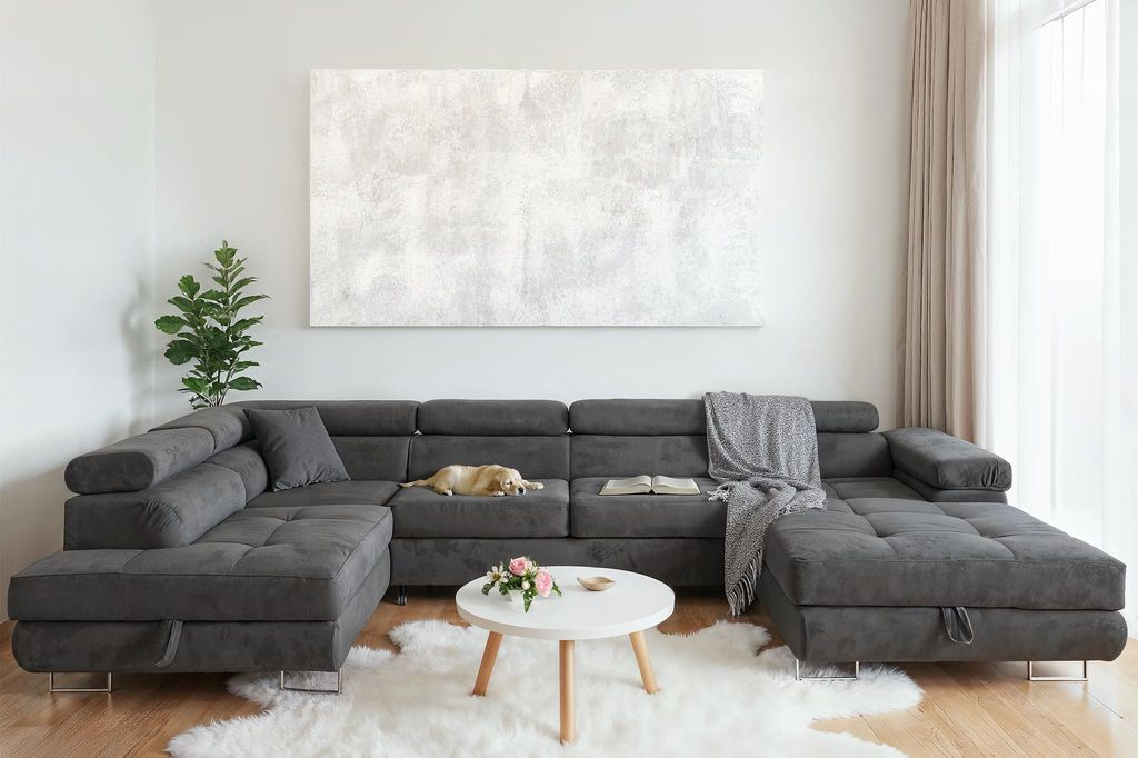 Sofiland Aller U-Form Wohnlandschaft XXL Schlaffunktion 2 Produktbild 