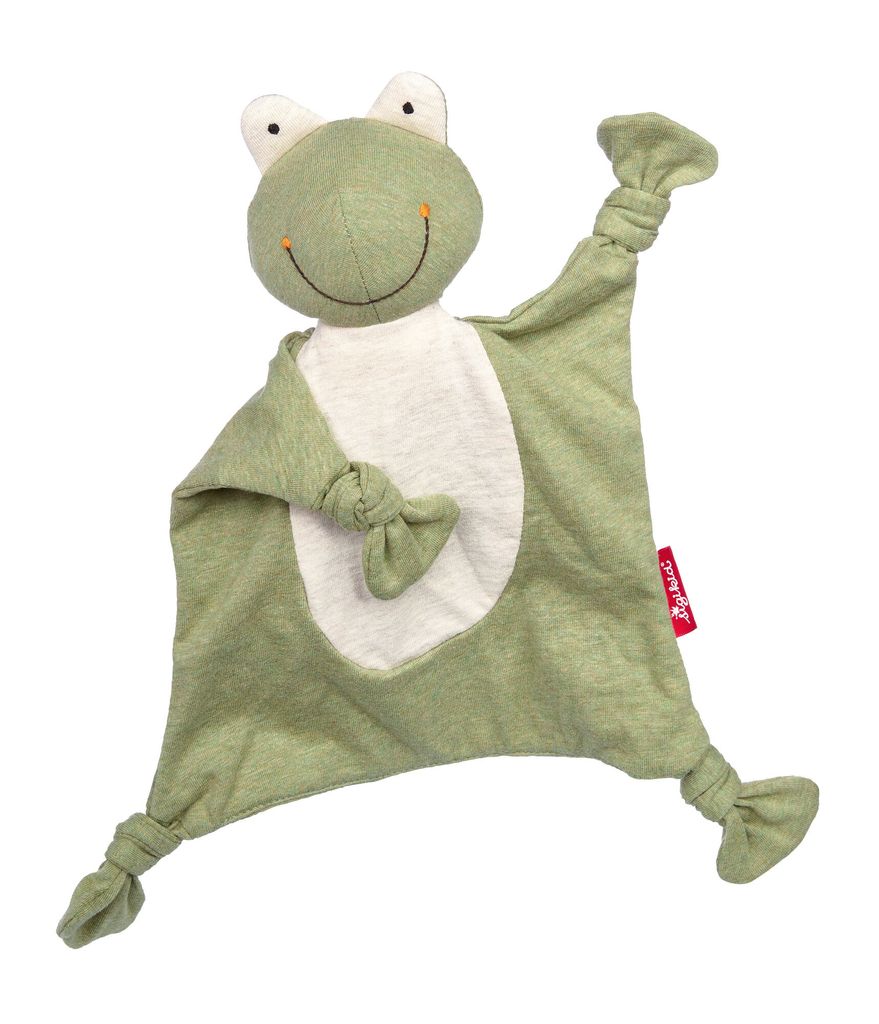 SIGIKID Sigikid Schnuffeltuch Frosch Yellow
