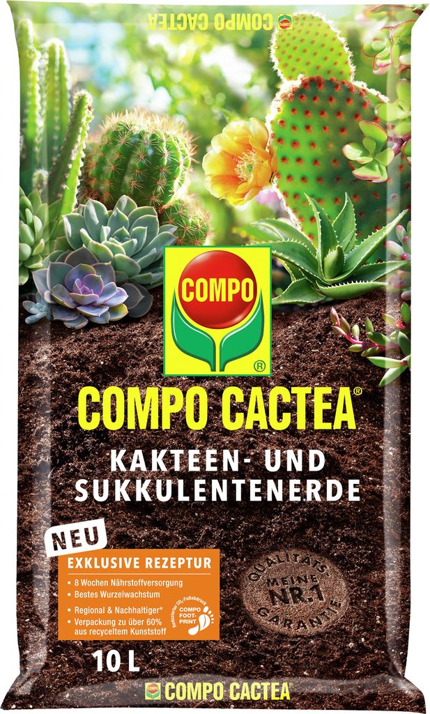 Kakteenerde COMPO CACTEA® Kakteen- und Sukkulentenerde 10 L Produktbild 