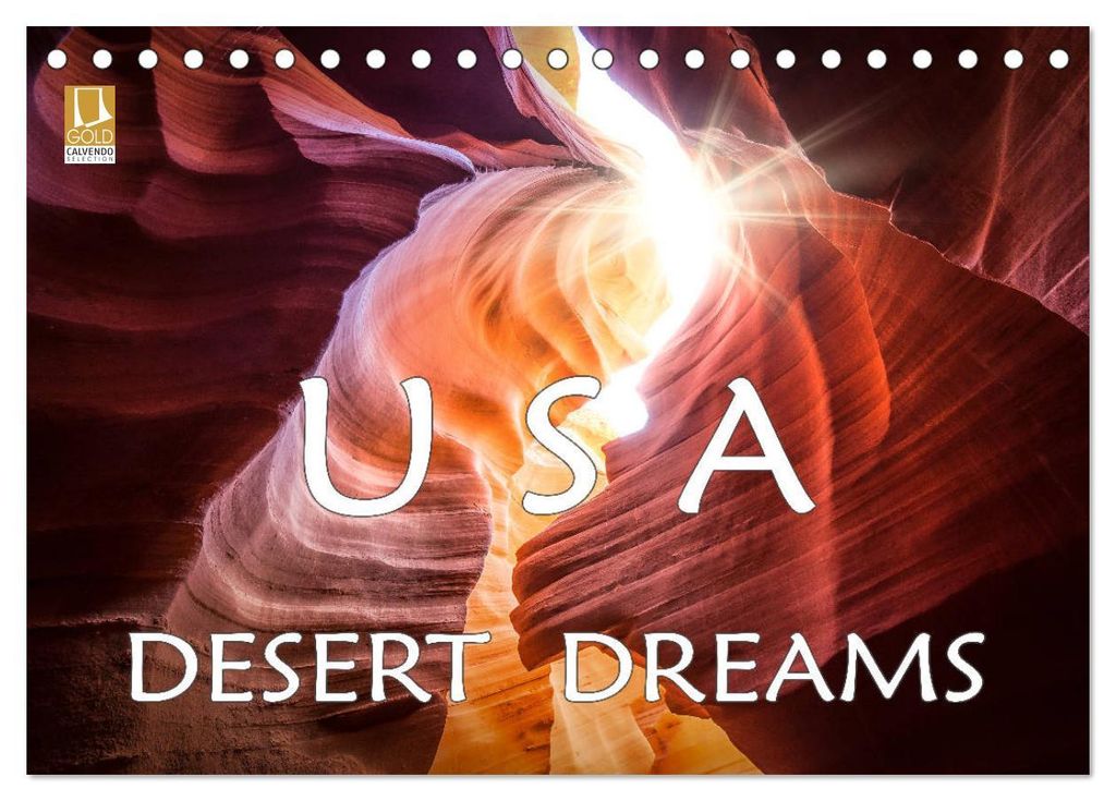 USA Desert Dreams (Tischkalender 2027 DIN A5 quer), CALVENDO Monatskalender