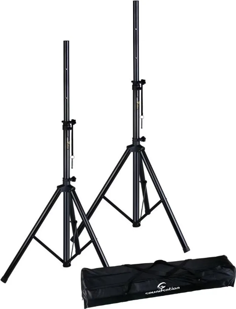 Pack 2 Pieds d'Enceinte Soundsation SPST-SET70-BK pour DJ et Live Noir