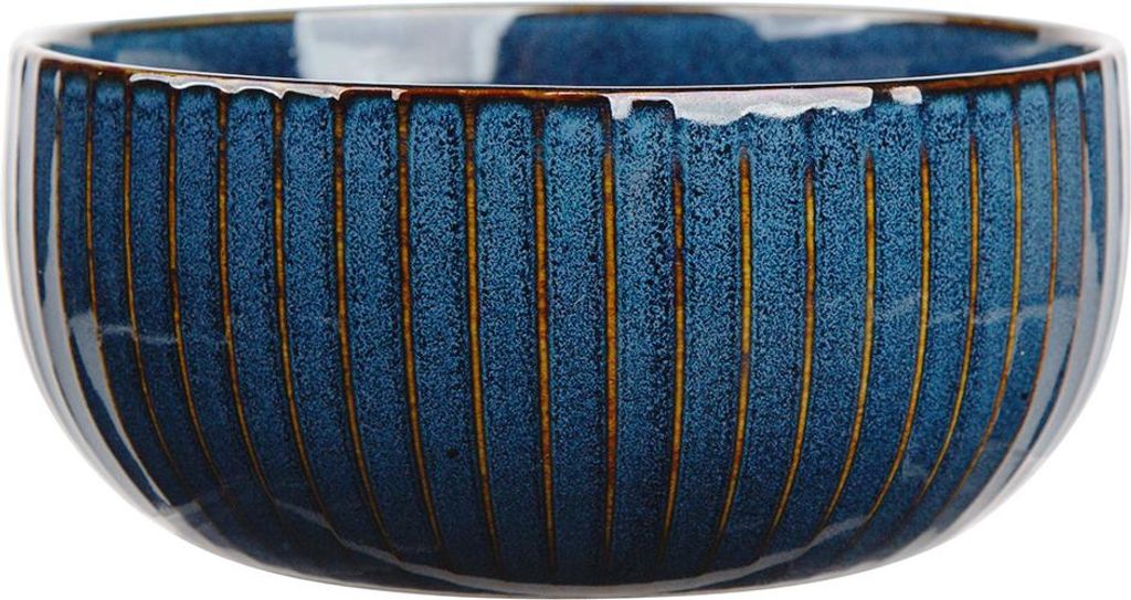 Porcelánová miska 850ml Retro Reactive stripes navy blue Obrázok produktu 