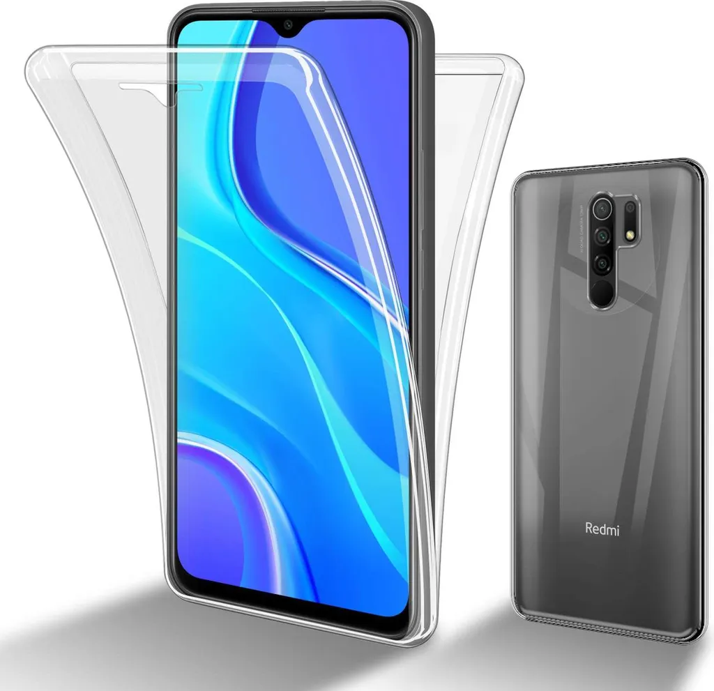 Custodia Xiaomi Redmi 9 Cadorabo 360 Full Body TPU Trasparente