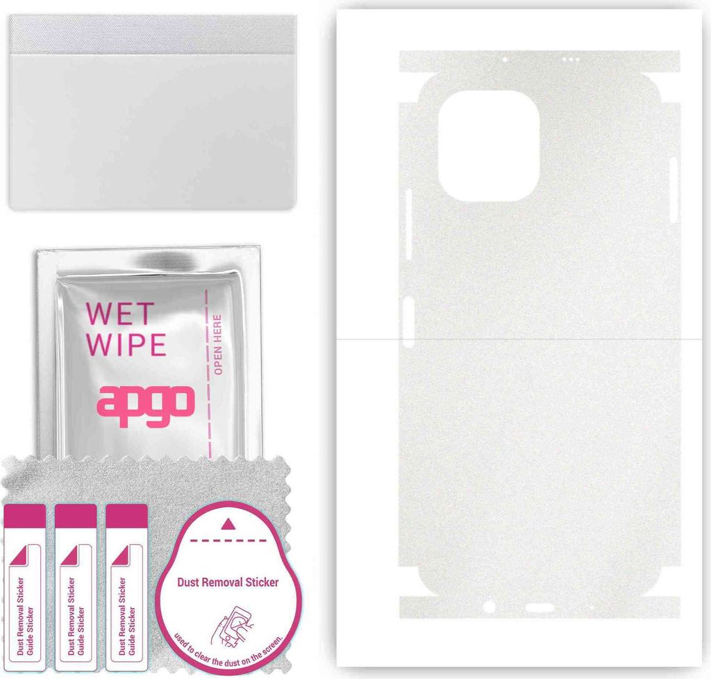 apgo Rückseite + Seiten Schutzfolie, Skin, kompatibel mit Huawei Nova Y61, Hinten Displayschutzfolie aus Vinylfolie, kratzfest, einfache Montage -...