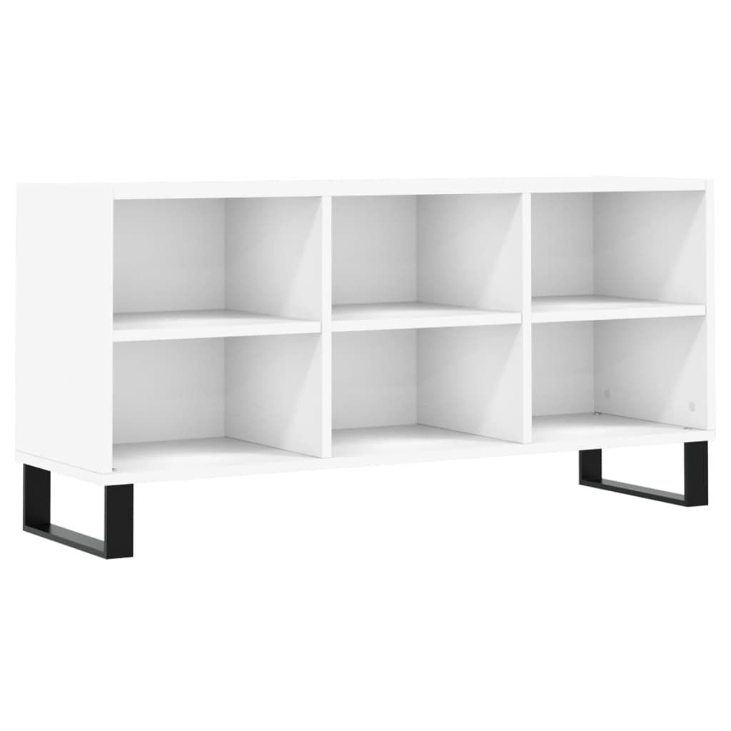 vidaXL TV-Schrank Weiß 103,5x30x50 cm Holzwerkstoff