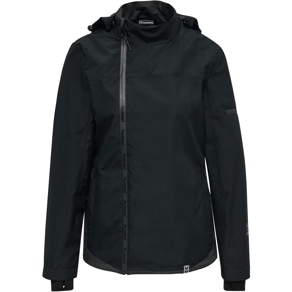Hummel North Shell Jacke Damen schwarz dunkelgrau Gr M Produktbild 