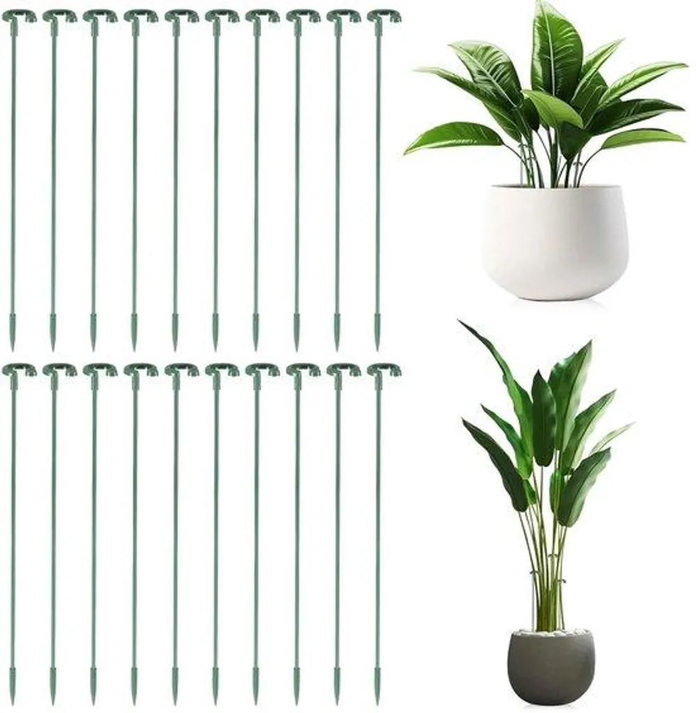 Support à fleurs en fibre de verre robuste Modèle Élégance - 80cm Noir