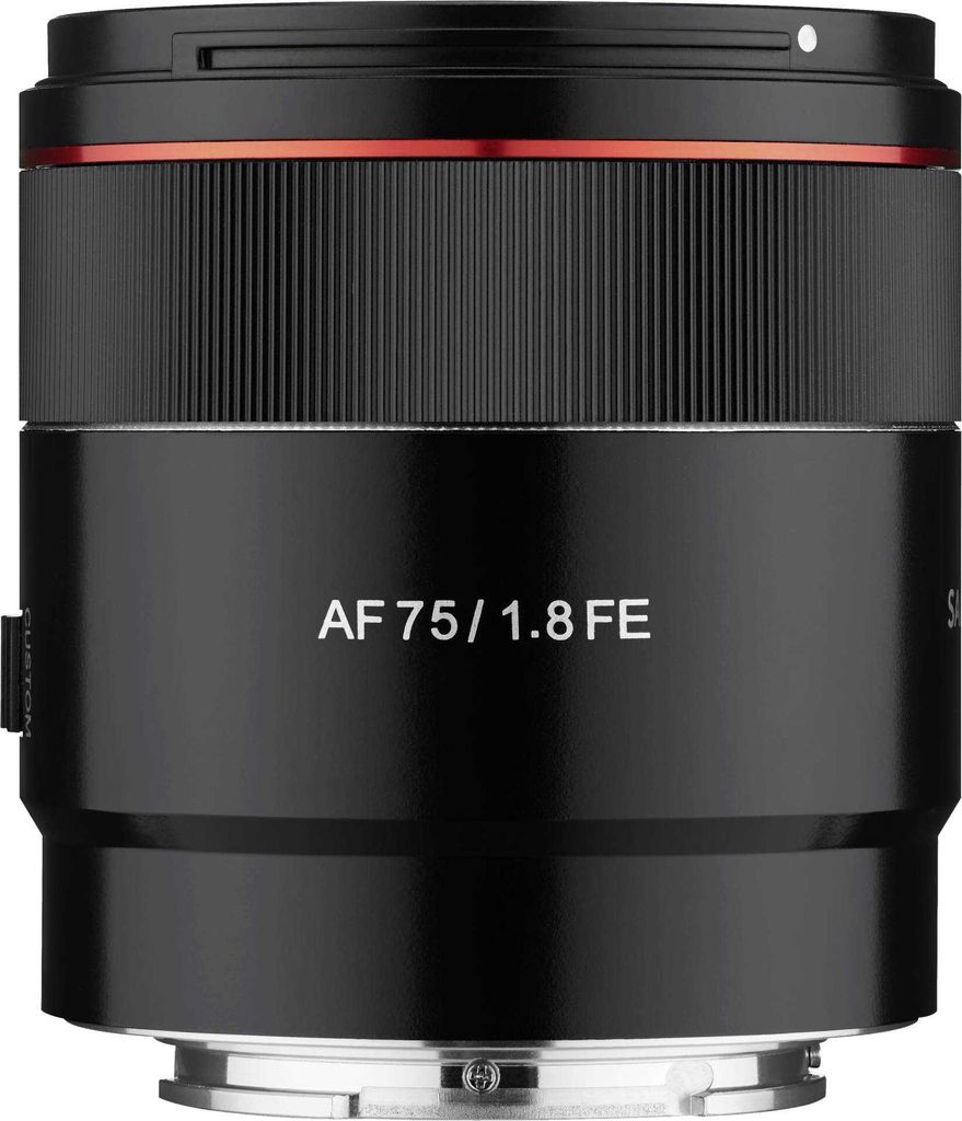 Samyang AF 75mm f/1.8 Sony FE Abdeckung Produktbild