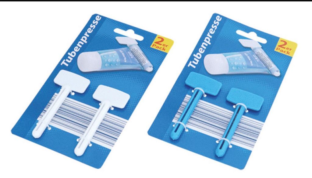Stláčadlo na rúrky, sada 2 kusov, náhodná farba Obrázok produktu 
