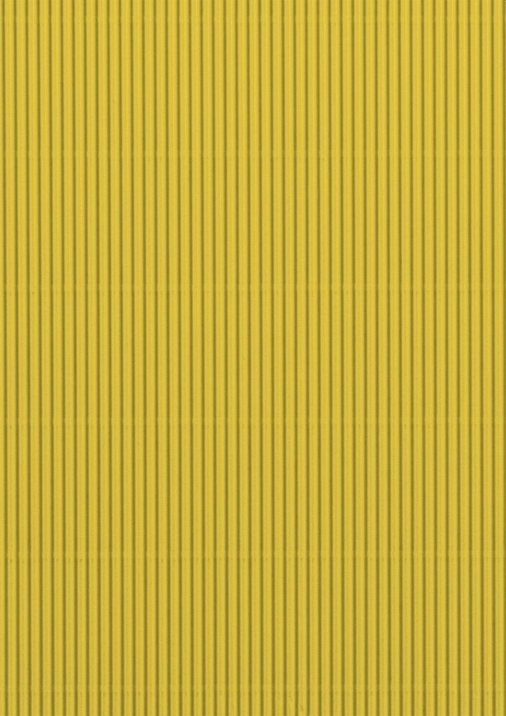 Bastellwellkarton 300g/qm 50x70cm E-Welle sonnengelb Packung mit 10 Stück