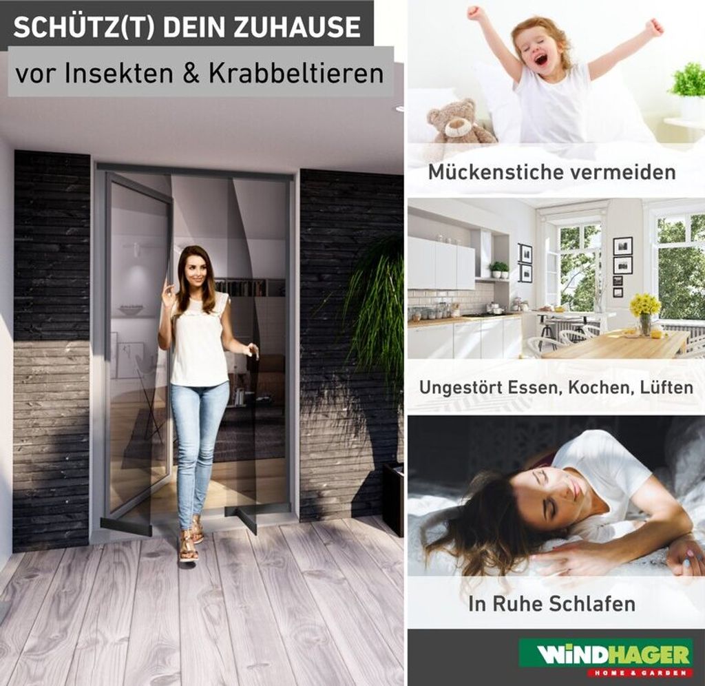 Fliegengitter Türvorhang COMFORT