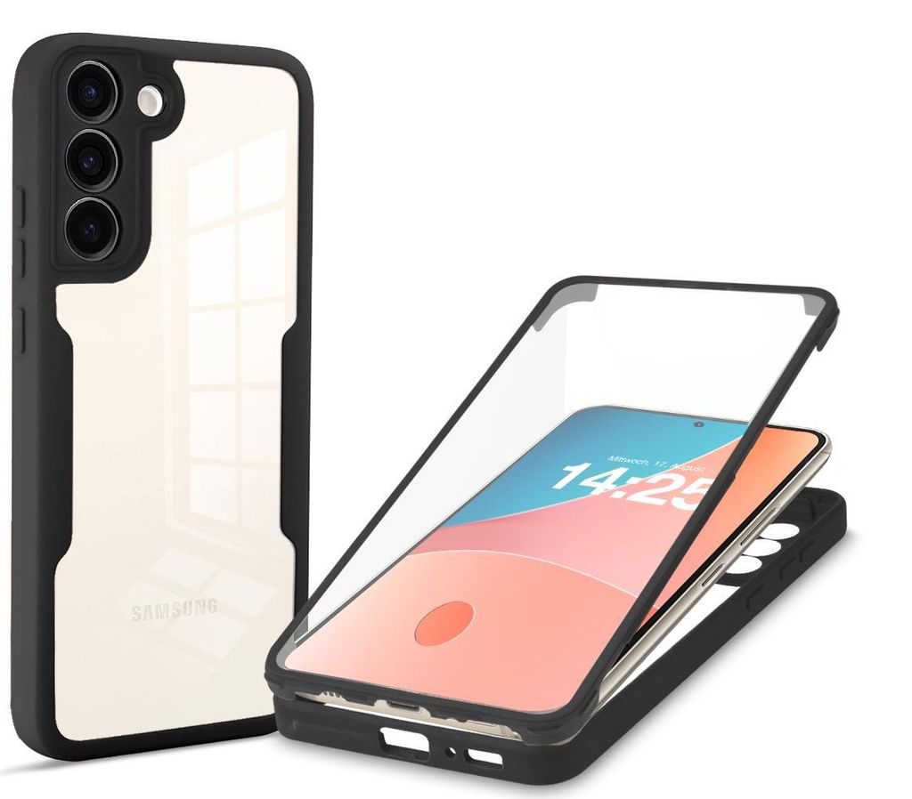 360 Grad Rundum Schutz Handyhülle für Samsung Galaxy S23 Produktbild 