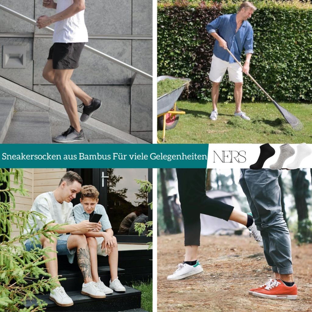 NERS Bambussocken (10 Paar) gegen Schweife