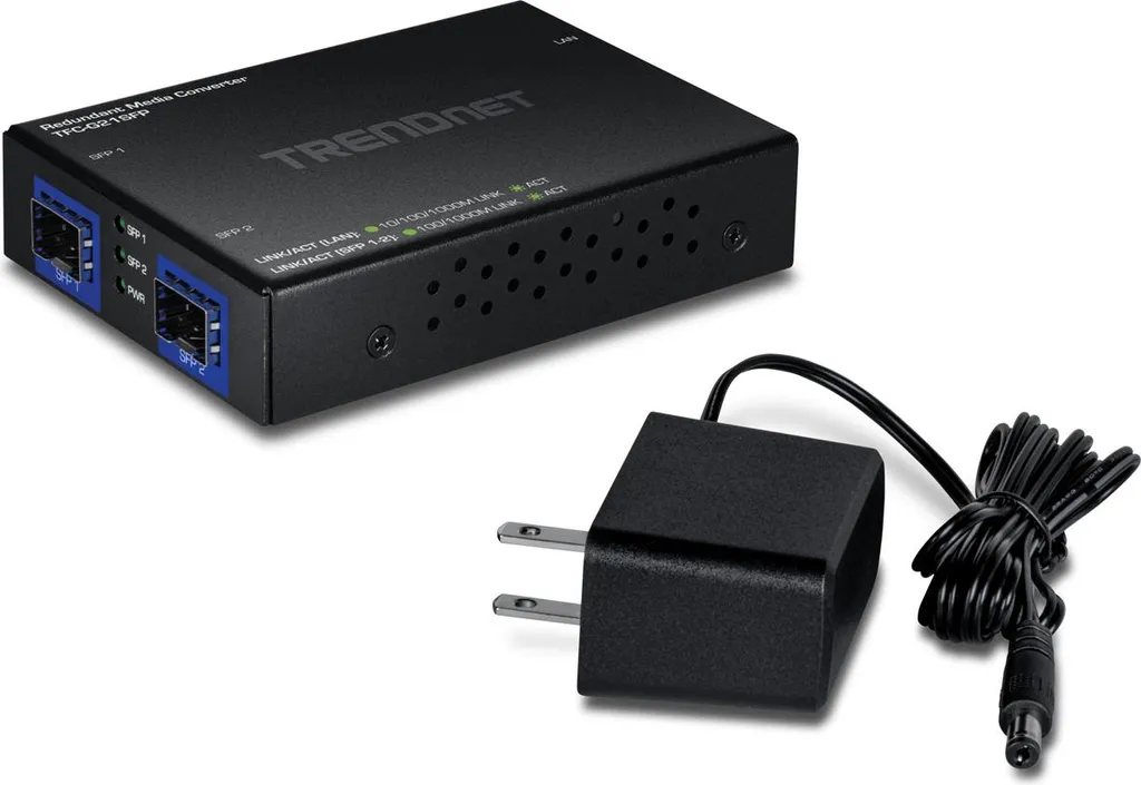 Convertisseur de média pour liaison fibre optique TFC-G21SFP
