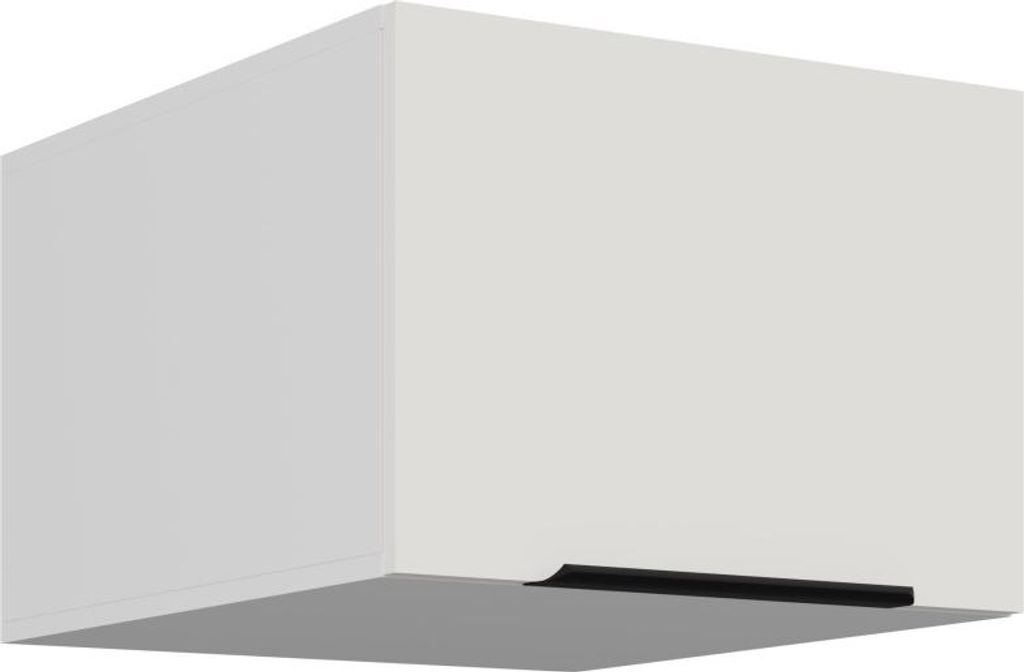 Hängeschrank mit Flügeltüren LUNARA – Breite 50 cm, weiß