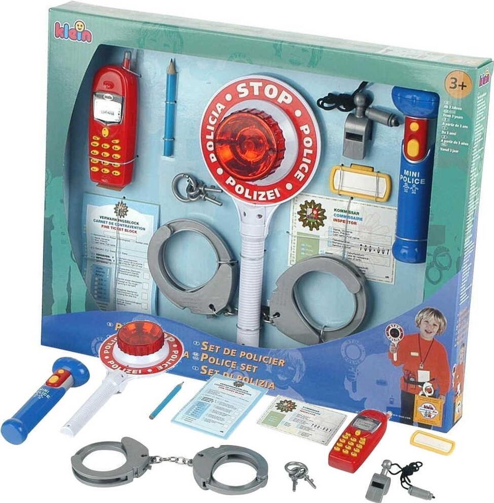 policajná súprava 9 kusov 25 cm Obrázok produktu 4