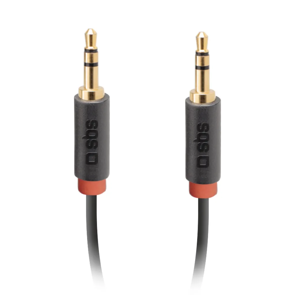 Cavo Audio SBS Jack 3.5 mm Stereo Professionale per Smartphone e Hi-Fi