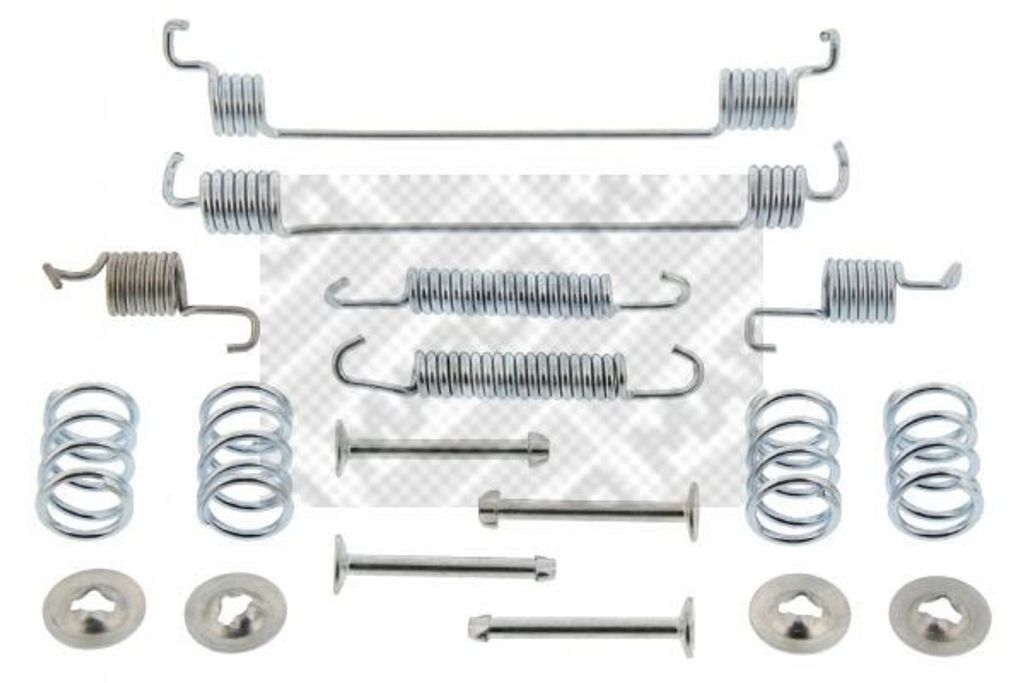 MAPCO Zubehörsatz Bremsbacken 9111 Hinten für RENAULT CLIO II (BB0/1/2, CB0/1/2) 32mm