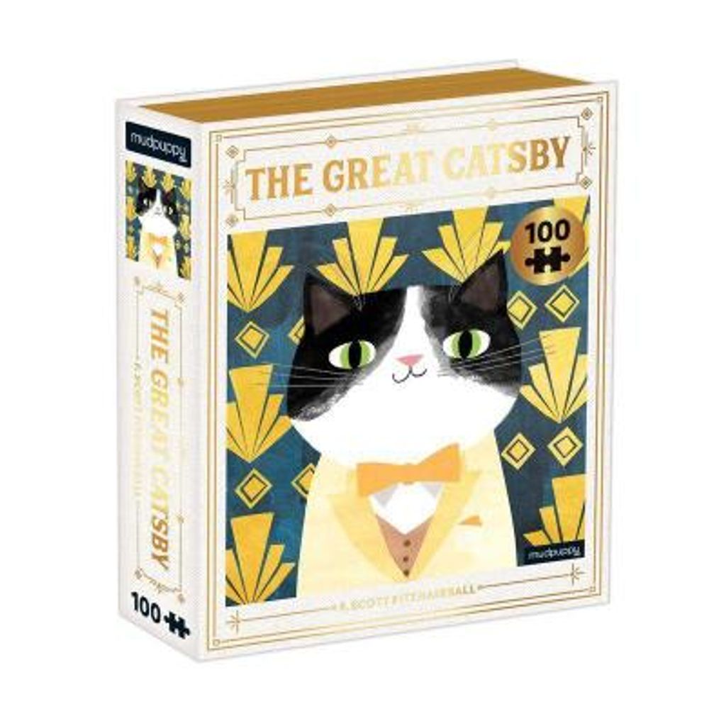 Das große Catsby Bookish Cats 100 Teile Puzzle