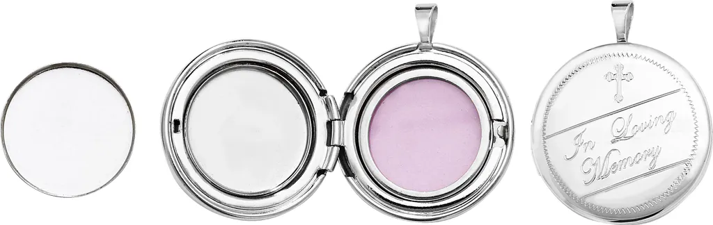 Médaillon Femme Argent 925 Anti-Allergie 28x23mm - Qualité TRS23798