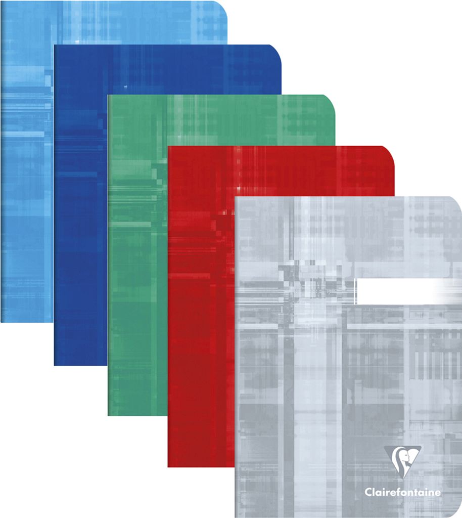Clairefontaine 3642C, Muster, Gemischte Farben, A6, 90 g/m², Softcover, Universal