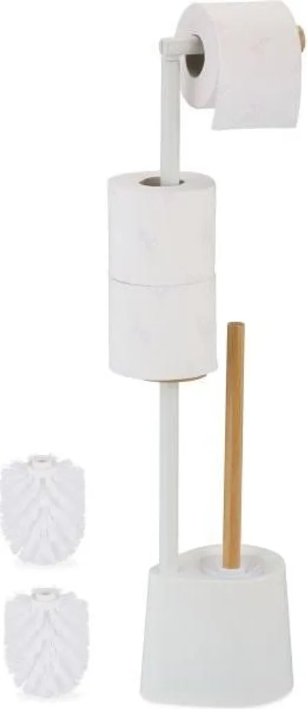 Siège de WC en bambou massif avec charnières inox robustes et stables