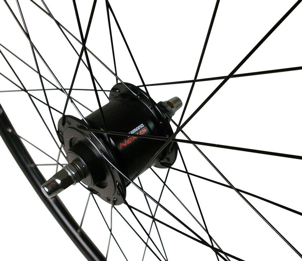 REDONDO 28 Zoll Vorderrad Laufrad Felge Schwarz mit Shimano Produktbild 2