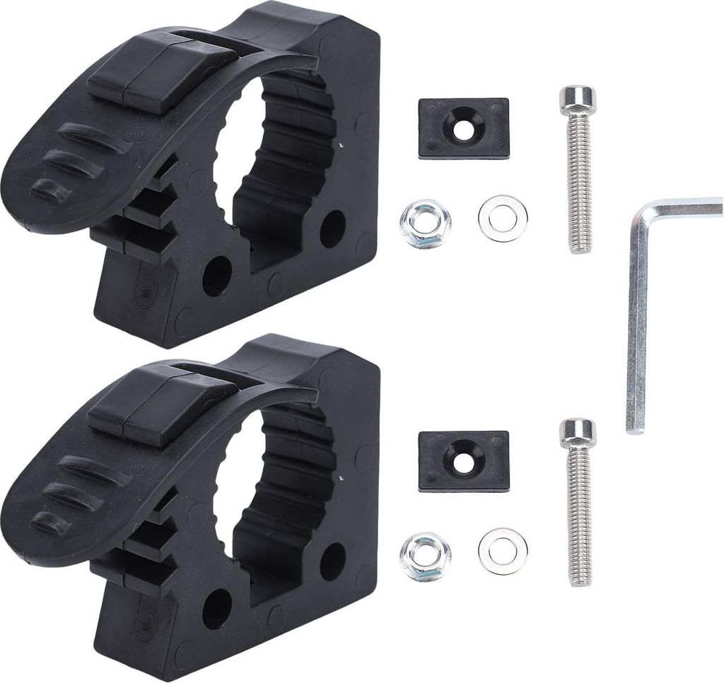 Draagplaat-schophouder, aluminiumlegering, set snelsluiting Productafbeelding 